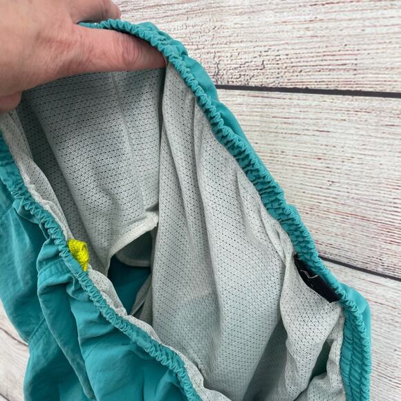 Patagonia NetPlus Shells Lined Swim Trunks Men's Medium Blue/Green/Turquoise - Picture 6 of 10